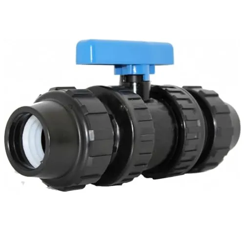 Suinga PVC-Ventil Fitting für Polyethylen-Rohr 25mm | Absperrhahn für PE-Rohr 25mm | Wasserregulierventil für 25-mm-Schlauch