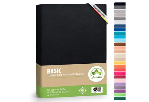 Bettwäsche Schwarz von Leevitex
