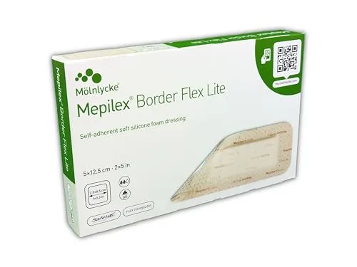 Mepilex Border Flex Lite Schaumverband 5x12,5 cm von Mepilex