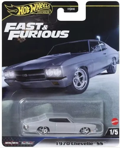 CHEVELLE SS Fast & Furious Hot Wheels Premium Mattel Auto Metall 1/5 1970