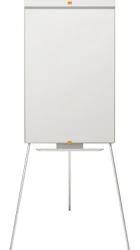Nobo Flipchart 1902045 Classic - magnethaftend - Flipchart mit Dreibeinstativ, 70 x 100 cm, ideal für Präsentationen und Meetings, magnethaftende Oberfläche für vielseitige Nutzung.