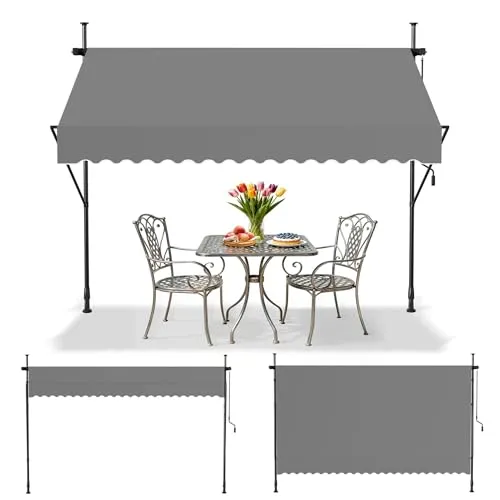UISEBRT Klemmmarkise 250cm breit