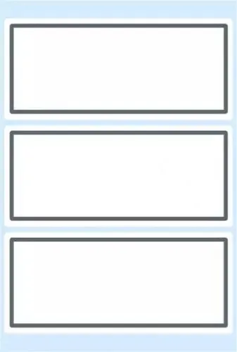 HERMA 5711 Buchetiketten - 18 selbstklebende Namensaufkleber, ideal zum Beschriften von Schulbüchern und Heftschonern für Kinder und Erwachsene