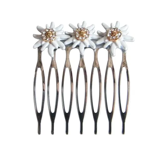 Alpenflüstern Trachten-Haarkamm Greta Edelweiss von Alpenflüstern