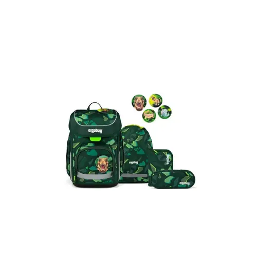 ergobag Schulranzen-Set cubo DinosauriBär