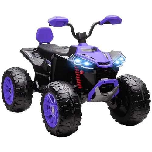 AIYAPLAY 24V Elektro Quad für Kinder - Elektrofahrzeuge für Kinder, Zweisitzer mit 4-6,5 km/h, USB- & MP3-Anschluss für zusätzlichen Fahrspaß und lange Laufzeit von bis zu 70 Minuten.