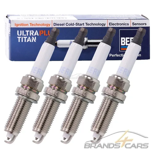 4x BERU ZÜNDKERZE ULTRA TITAN UPT4 FÜR CITROEN C2 C3 1 C4 1 1.4 03-