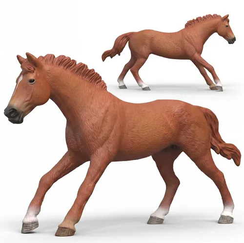 SLH14915 Schleich Horse Club Reinrassiger Englischer Hengst – Figur für Kinder, 3+