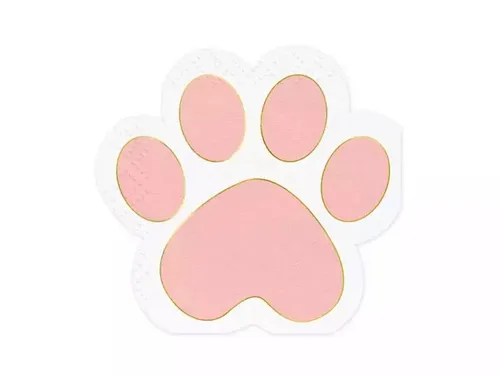 Serwetki łapki 15,5x14,5cm 12szt PartyDeco 5904555036215