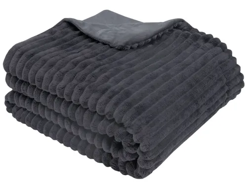 ZOLLNER Wohndecke, Super flauschig, 150 x 200 cm - Hochwertige Bettdecke aus 100% Polyester, besonders weich und pflegeleicht bis 60 °C waschbar – ideal für gemütliche Abende und als stilvolles Wohnaccessoire.