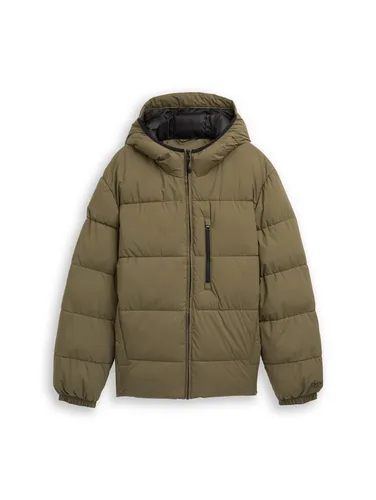 TOM TAILOR Outdoorjacke grün XL (54) - Funktionsjacken aus 100% Polyester, ideal für Outdoor-Aktivitäten, pflegeleicht und in trendigem jungle soil green.