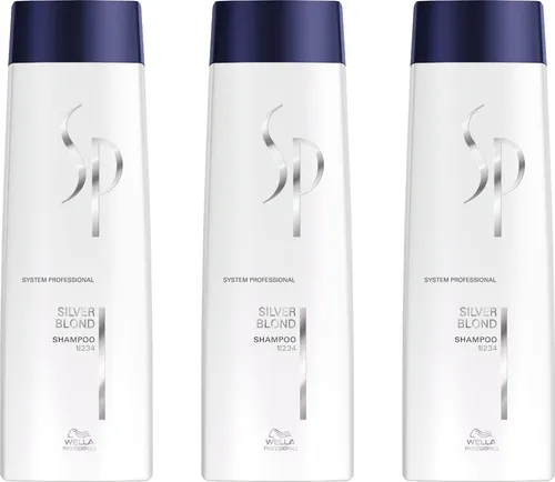 Wella Silberblond Shampoo 3x250 ml
