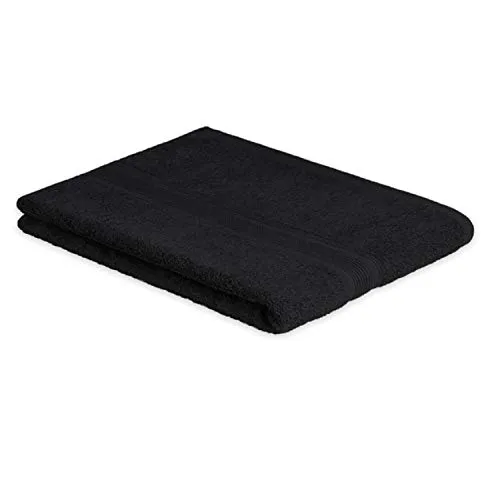 EXKLUSIV HEIMTEXTIL Frottier Handtücher Duschtuch 70 x 140 cm Schwarz 500 g