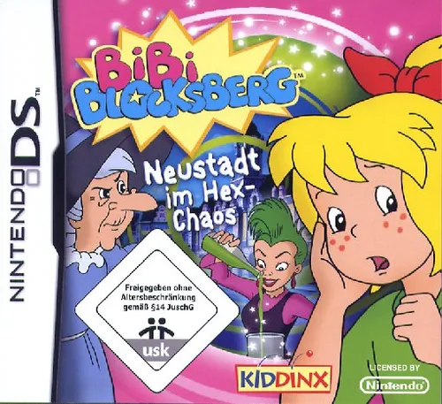 Bibi Blocksberg - Neustadt im Hex-Chaos - Abenteuerliches Nintendo DS-Spiel, in dem du als Bibi Blocksberg das Chaos in Neustadt auflösen musst. 10 spannende Spiele für kleine und große Hexen ab 6 Jahren!
