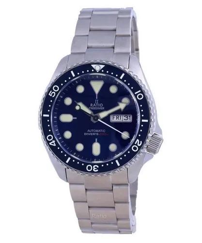Ratio FreeDiver Blue Dial Saphir Crystal Automatic RTA102 200M Herrenuhr
