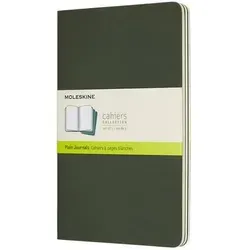 Moleskine Cahier Large (Spezial, Blanko, Harter Einband) (855297) - Hochwertiges Notizbuch mit blanko Seiten, ideal für kreative Köpfe. Der robuste harte Einband sorgt für Langlebigkeit und ist perfekt für den Einsatz unterwegs.