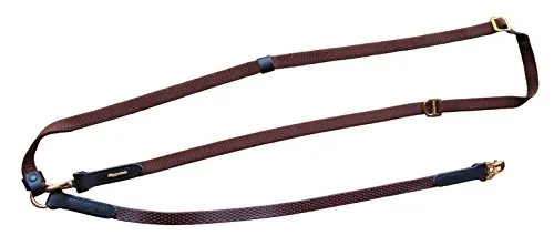 Niggeloh Hundeleine Umhängeleine ''Grip'' - Führleinen – stufenlos verstellbar von 2 bis 3,20 m, mit gummiarmiertem Griff für sicheren Halt und Komfort beim Gassigehen.