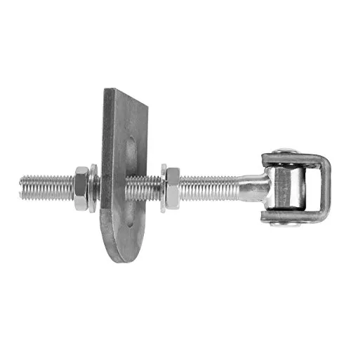 SOTOOLS Torscharnier M16 U 185 mm mit Anschweißlasche verstellbar | Konstruktionsband, Torband und Anschweißband.