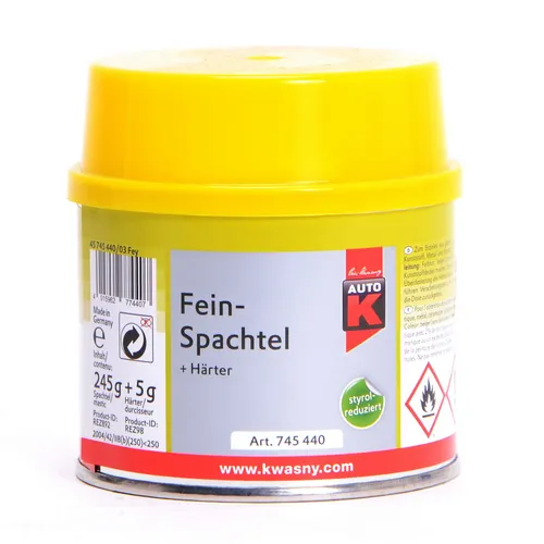 AutoK Feinspachtel Füll Spachtel Füllspachtel 250g mit Härter 745440