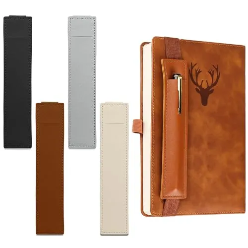 Stück Stifthalter Notizbuch, Stifteetui mit Elastisch Band, Wiederverwendbares Stiftschlaufe Buch Pen Loop, Elastischer Stifthalter für Tablet Tagebuch Kalender Notizbuch 4