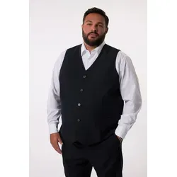 Men Plus Herren Weste in Übergröße L-8XL - Porto navy blau - Elegante Business-Weste mit Spezialschnitt bis Gr. 82/41, 5-Knopf-Verschluss und zwei praktischen Taschen für optimalen Tragekomfort.