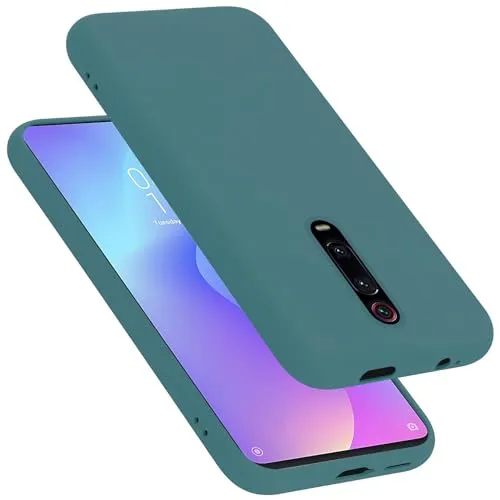 Cadorabo Hülle kompatibel mit Xiaomi Mi 9T / Mi 9T PRO/RedMi K20 / RedMi K20 PRO Hülle Silikon Handyhülle für Mi 9T / Mi 9T PRO/RedMi K20 Case aus flüssigem Silikon- Schutzhülle - Liquid GRÜN