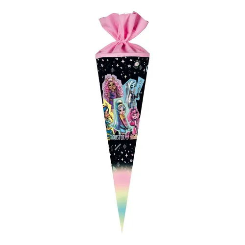 Nestler Schultüte Monster High - Best Boos Forever 70 cm rund mit Filzverschluss