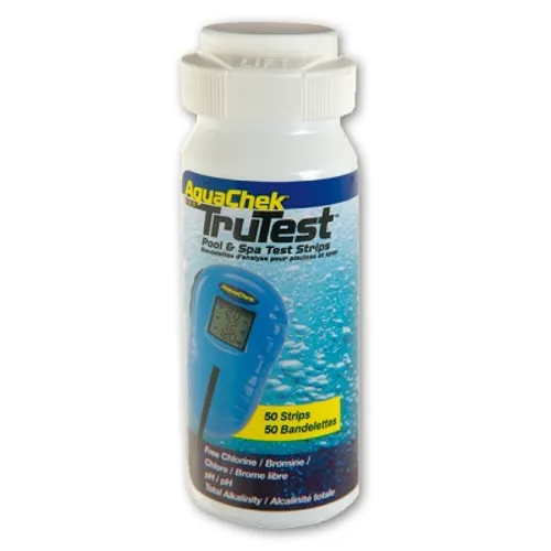 AquaChek TruTest Teststreifen 50 Stück für digitales Lesegerät - Zuverlässige Messung von Chlor, pH und Alkalität. Ideal für die Verwendung mit dem AquaChek TruTest digitales Lesegerät. Praktische Packung mit 50 Streifen für präzise Ergebnisse.