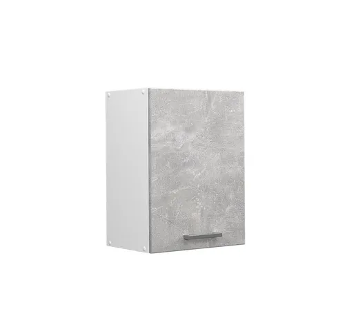 Vicco Hängeschrank R-Line, Beton/Weiß, 45 cm - Flexibel und modern - Hängeschrank für die Küche mit individueller Modulkonfiguration. Perfekt für stilvolle Aufbewahrung und Anpassung an Ihre Bedürfnisse.