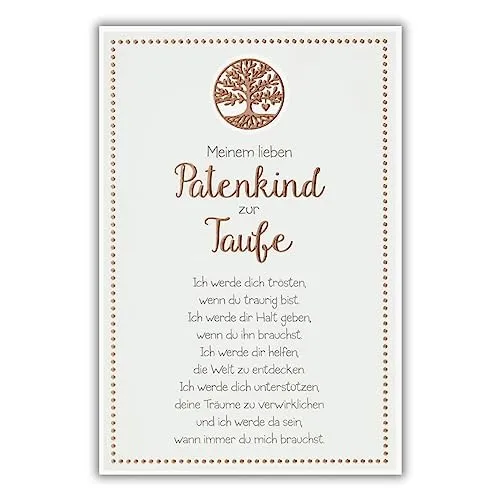 Produktbild bsb Karte zur Taufe für Patenkind