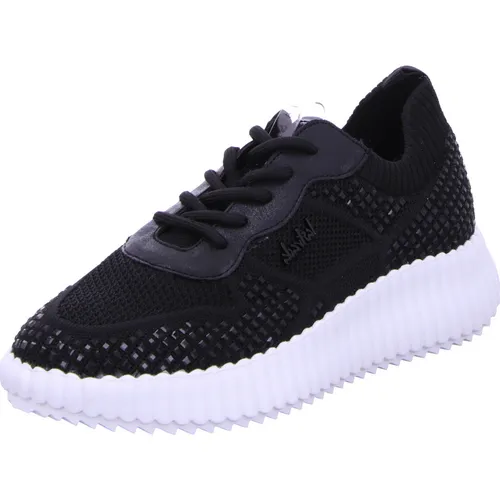 La Strada 2302352 Damen-Sportschuhe, Schwarz, 41 EU - Damen-Sneaker mit flachem Design und optimalem Tragekomfort, perfekt für Freizeit und Sport.