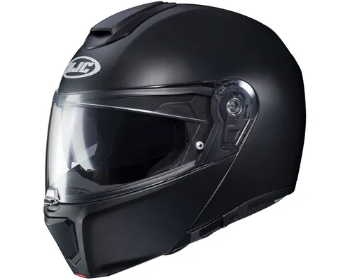HJC Motorradhelm HJC RPHA 90 S Matt-Schwarz Klapphelm (1er Set)