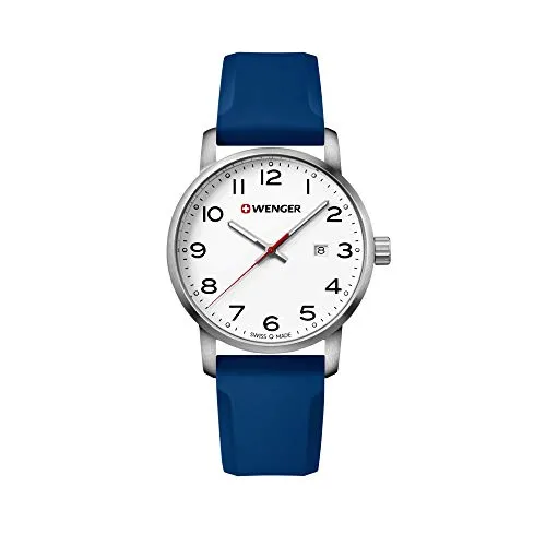 Wenger Herren-Armbanduhr Analog Quarz Silikon 01.1641.107 von Wenger