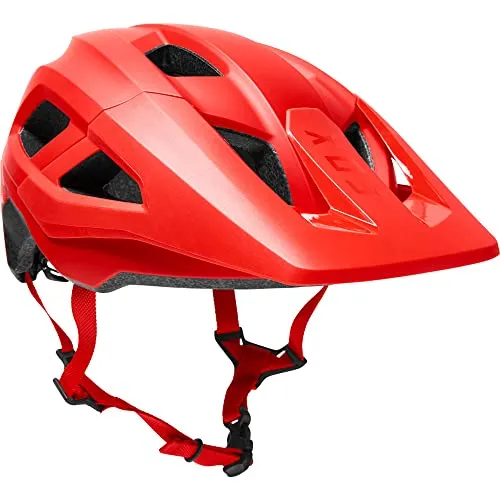 Fox Racing Ungdom huvudram hjälm CE Fluo röd YOS - Fahrradhelm mit bewährtem MIPS-System für optimalen Aufprallschutz und erweiterter Abdeckung. Ideal für sicheres Fahren mit optimaler Lüftung und waschbarem Liner.