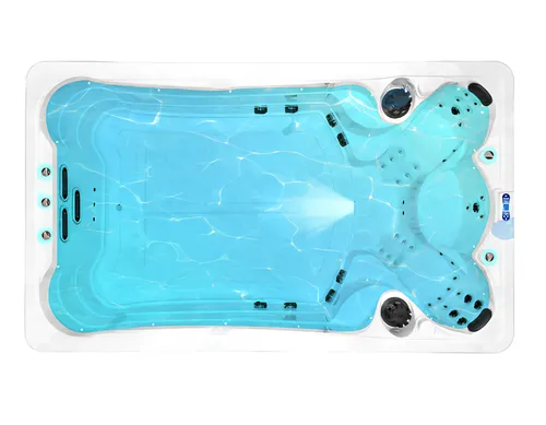 Whirlwanne Whirlpool Heißwasserbecken Hydromassagewanne 398x230cm - Entspannen Sie im großzügigen Whirlpool mit Hydromassagefunktion. Ideal für den Außenbereich, bietet er Komfort und Stil für unvergessliche Momente im Garten.