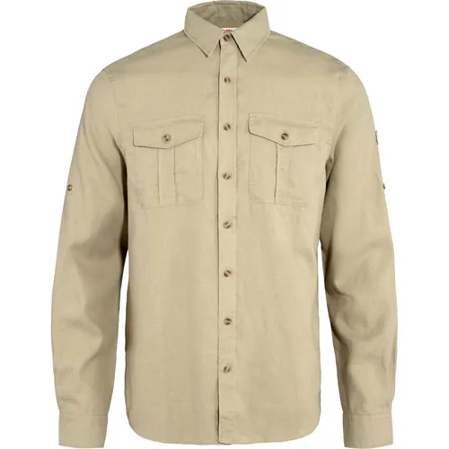 Fjällräven Herren Övik Travel Hemd (Größe S, beige) von Fjällräven