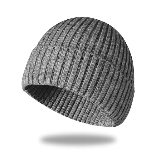Herren Beanie – Wintermützen für Männer und Frauen Manschette Fleece Beanie S...
