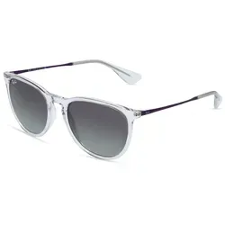Ray-Ban RB 4171 ERIKA Damen-Sonnenbrille Vollrand Panto Kunststoff-Gestell, transparent