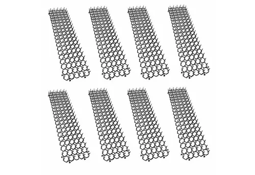 HAC24 Tierabwehr-Attrappe Dornengitter Tiervertreiber Katzenabwehr Marderschutz Tierschreck, (8-St), mit je 50 cm