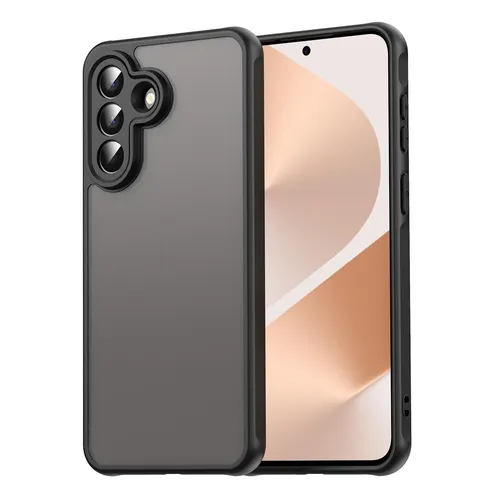 Hülle für Samsung Galaxy A57 5G Case Schutzhülle Matt Schwarz Stoßfest Slim