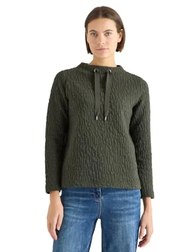 Produktbild Damen Jacquard Funnel Neck Shirt