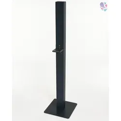 Bodenständer Edelstahl ohne Spender und Infotafel - Stabiler Bodenständer aus Edelstahl mit abnehmbarer Tropfschale. Ideal für flexible Aufstellung in stark frequentierten Bereichen. Robuste Bauweise sorgt für zuverlässige Nutzung.