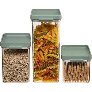 MEPAL Vorratsdosen-Set Omnia grün 0,7/1,1/2,0 l von Mepal
