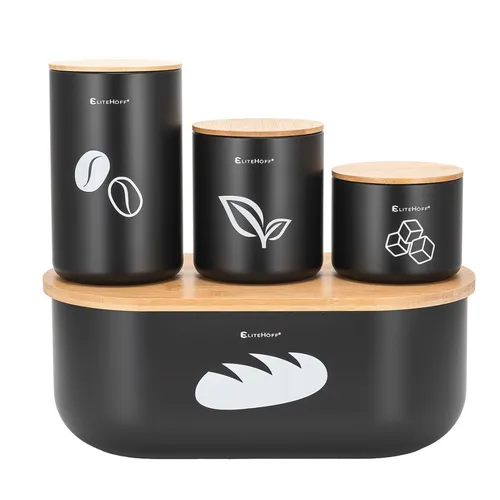 CHLEBAK NA PIECZYWO Z ZESTAWEM POJEMNIKÓW E-6060 ELITEHOFF 5907768760601