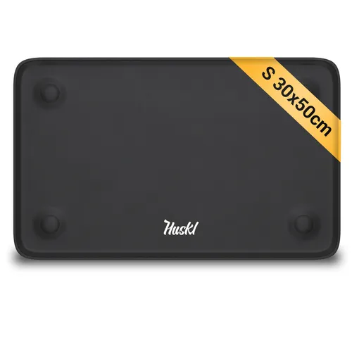 Futtermatte Napfunterlage 30x50cm Schwarz Antirutschmatte für Hunde Katzen