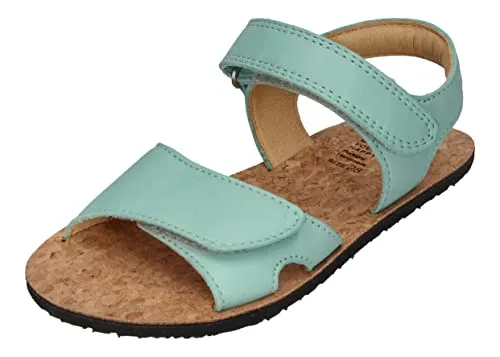 KOEL Barefoot Kinderschuhe - Sandalen Ashley Aqua, Größe 26 EU - Sandalen für Mädchen mit flexiblem Barfußdesign für optimalen Tragekomfort und gesunde Fußentwicklung.