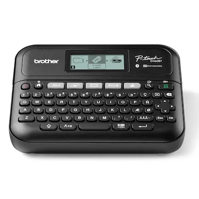 Brother P-touch PT-D460BTVP - Desktop Beschriftungsgerät mit USB/Bluetooth, 70 Vorlagen & grafischem Display, ideal für kreative Etikettierung