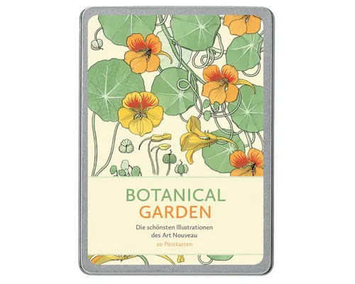 Postkarte Botanical Garden: Die schönsten Illustrationen des Art Nouveau