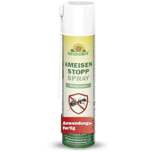 Neudorff AmeisenStopp Spray – Anwendungsfertiges Ameisenspray mit Sofortwirkung schützt effektiv gegen Ameisen