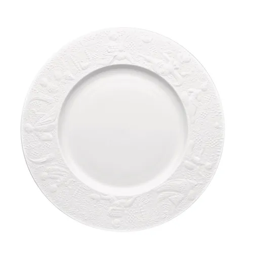 Rosenthal Zauberflöte Speiseteller Weiß Ø 25 cm
